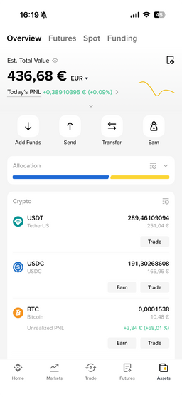 Screenshot Binance