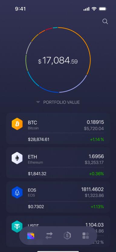 Preview of the Exodus app