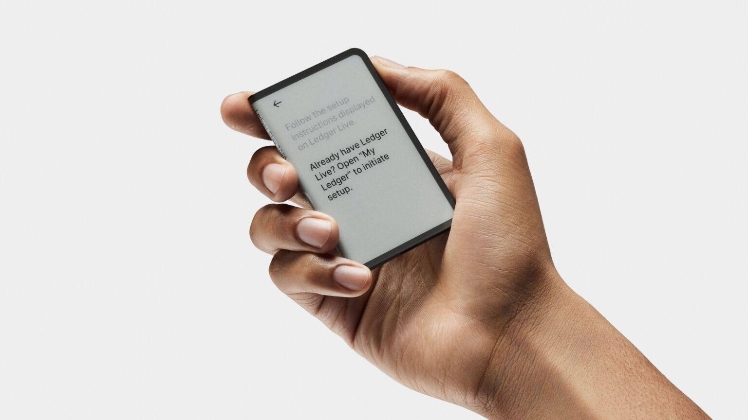 Screenshot Ledger Stax