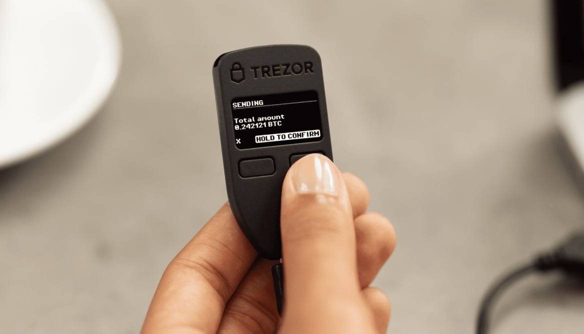 Screenshot Trezor Model One