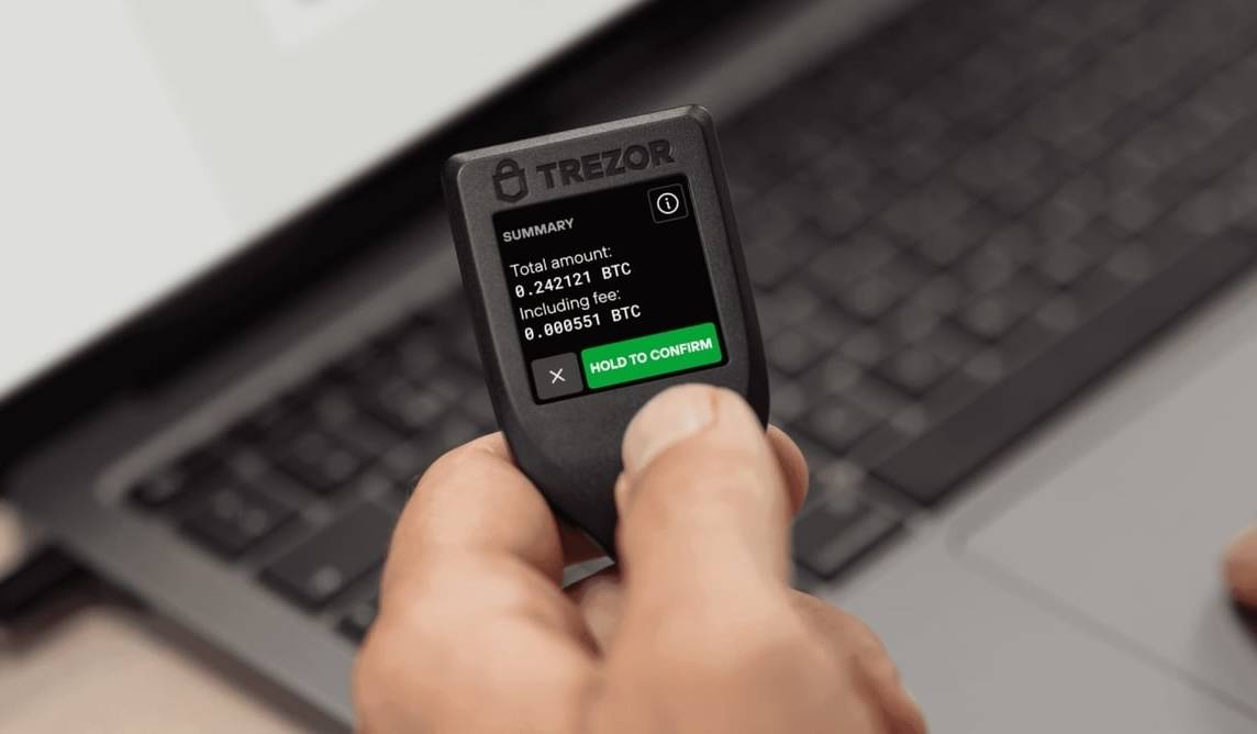 Screenshot Trezor Model T