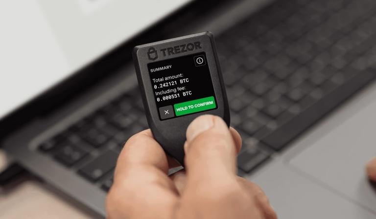 Screenshot Trezor Model T