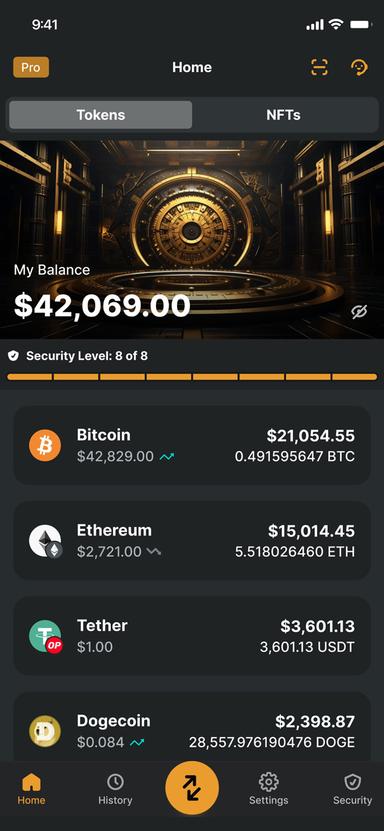 Preview of the Zengo app