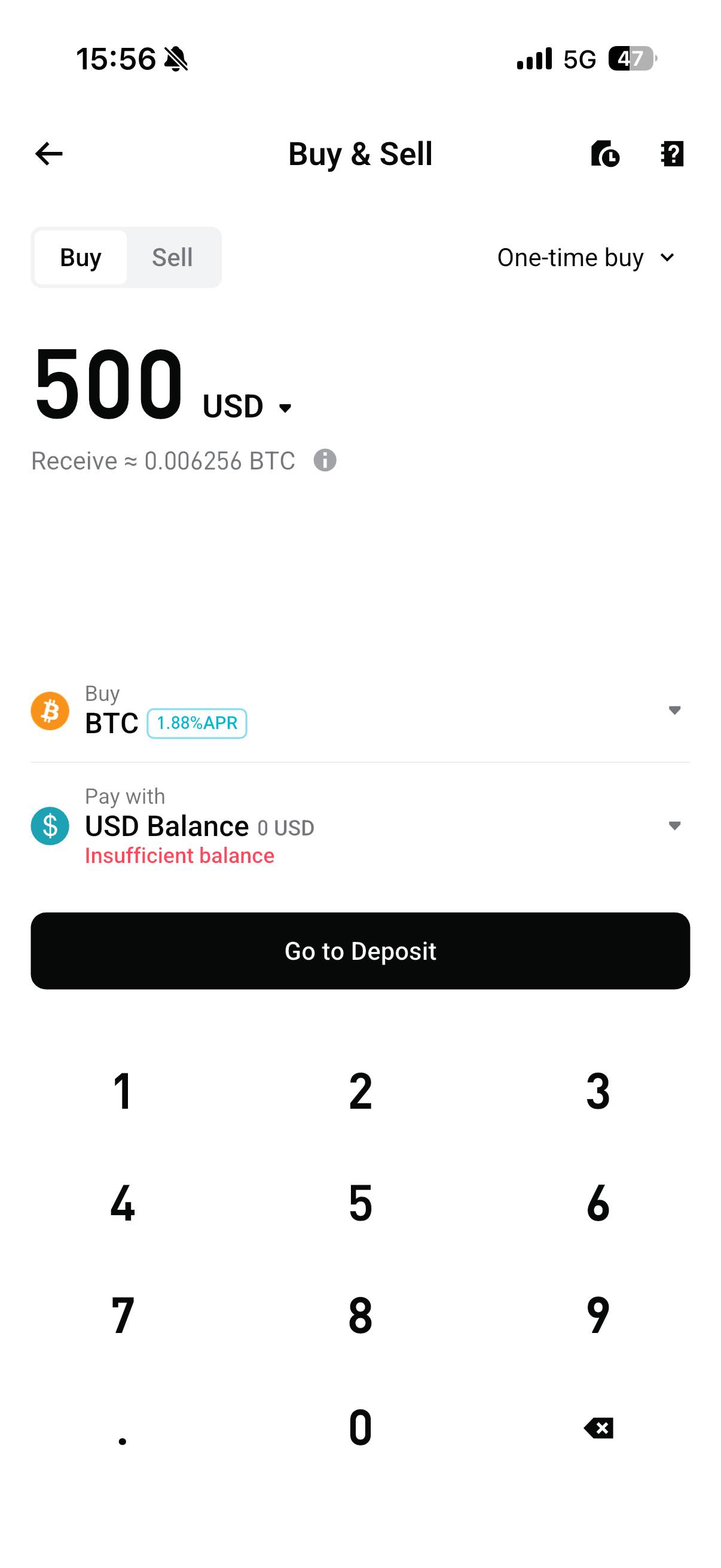 Buy crypto in the Bitget app