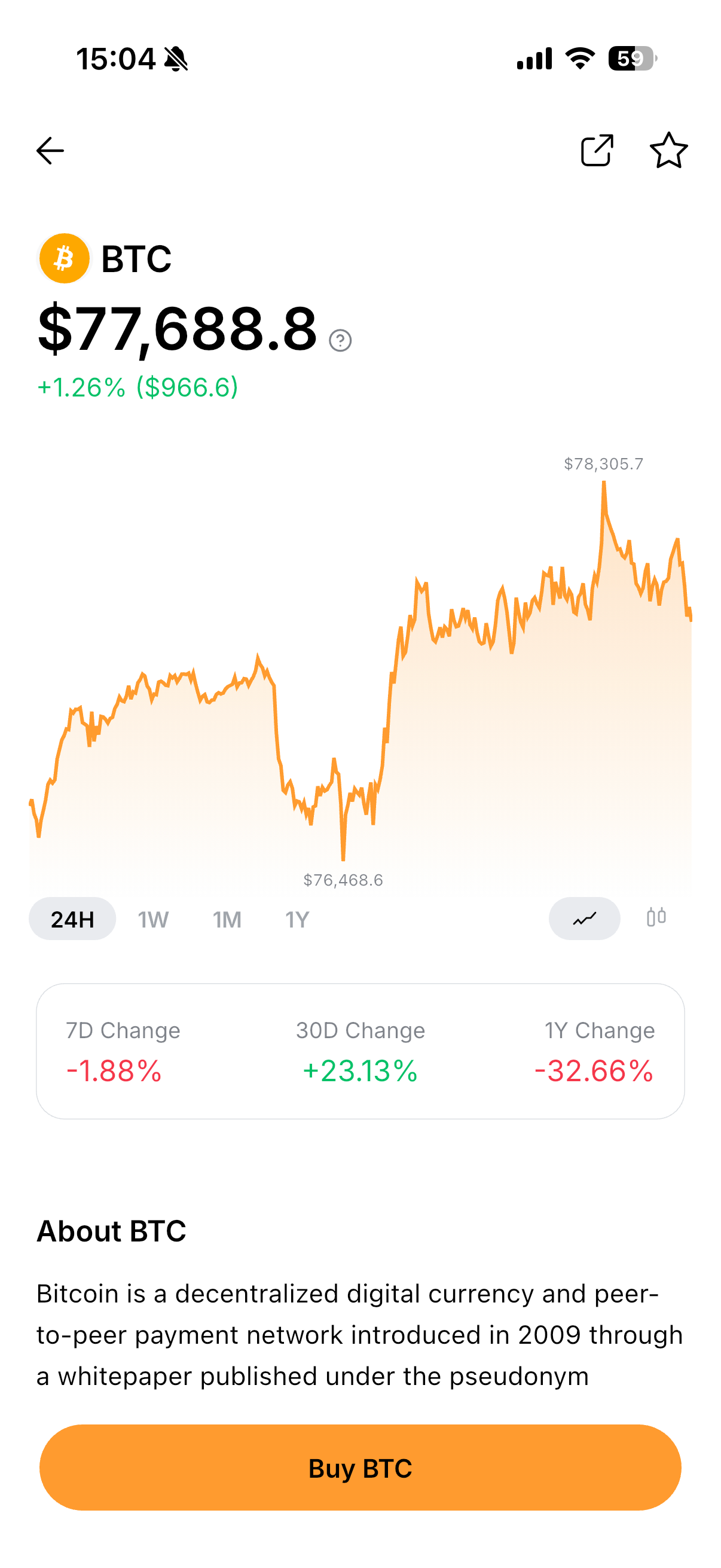 Portfolio in the Bybit app