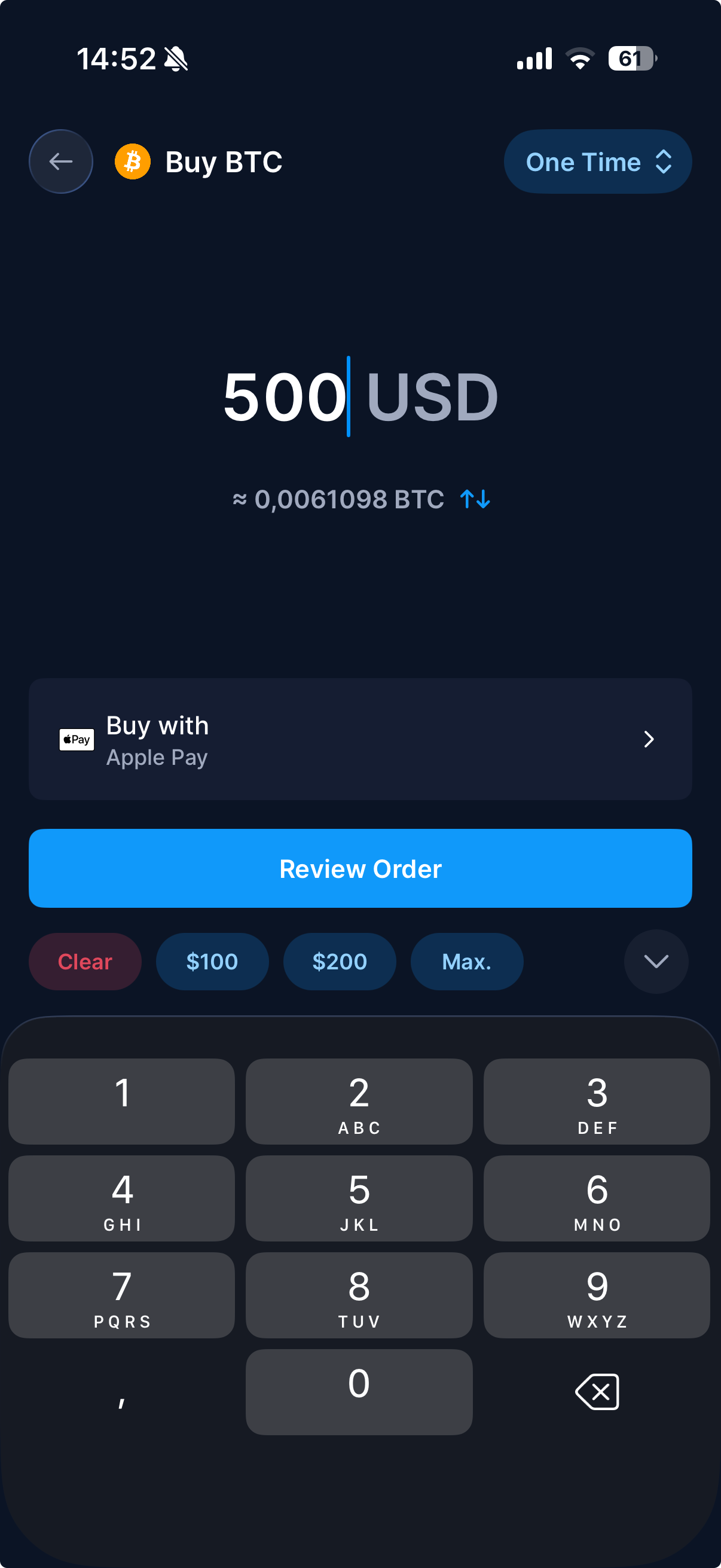 Buy crypto in the Crypto.com app